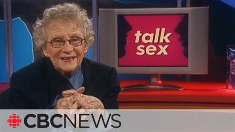 Sue Johanson Canadian Known For Her Straightforward Sex Advice Dead At 93 Youtube