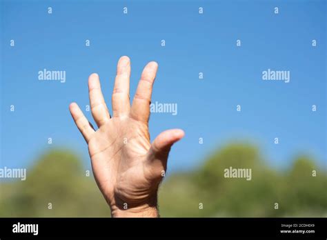 Hand Showing Stop Gesture Stock Photo Alamy