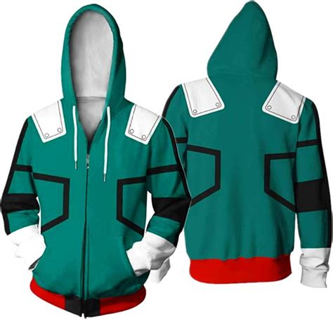 My Hero Academia Midoriya Izuku Sudadera Con Capucha Bakugou Katsuki Y