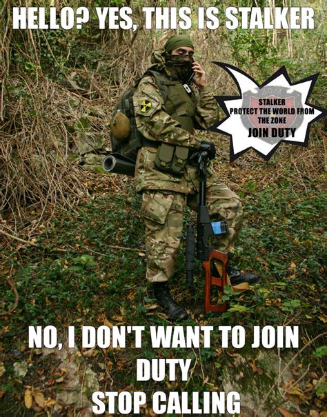 Duty Recruitment Stalker Cosplay Meme By Drjorus On Deviantart