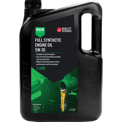 Sca Full Synthetic Engine Oil 5w 30 5 Litre Supercheap Auto New Zealand