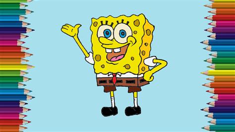 How To Draw Spongebob Squarepants Easy Spongebob Squarepants Drawing