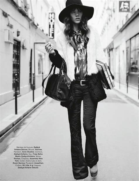 Freja Beha Erichsen Plays A Photographer For Fred Meylan In Glamour France