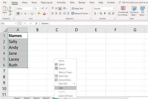 How To Hide And Unhide A Worksheet In Excel Free Nude Porn Photos