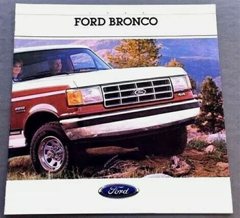 Brochure Ford Bronco