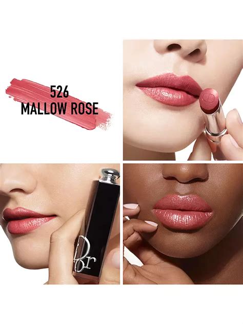 Dior Addict Shine Refillable Lipstick 526 Mallow Rose At John Lewis And Partners