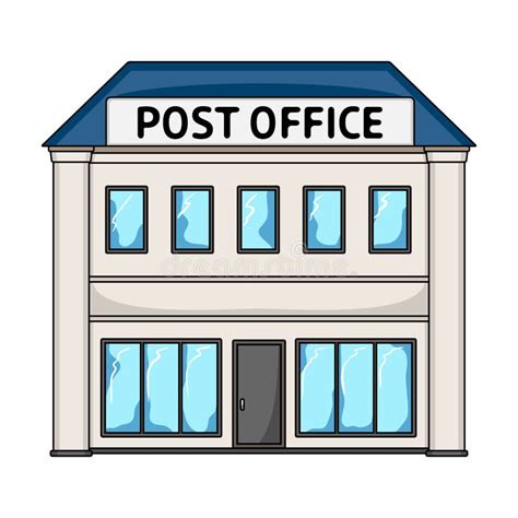 Post Officemail And Postman Single Icon In Cartoon Style Vector Symbol