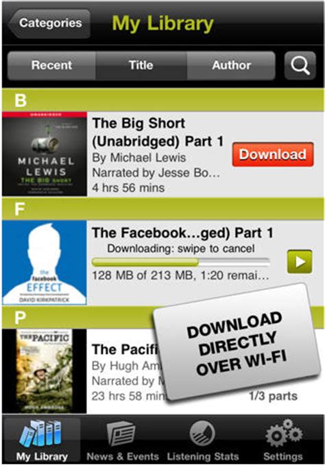 I've been having one heck of a time with the audible app these last few weeks. Audible App Now Available For iPhone & iPod Touch | Cult ...