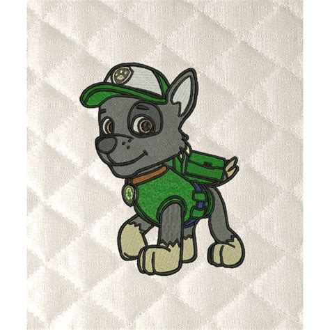 Rocky Paw Patrol Embroidery Machine Embroidery Designs Embroidery