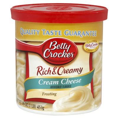 This frosting is perfect to be topped with fruit, sprinkles, and more. Buy BETTY CROCKER FROSTING CREAM CHEESE | American Food Shop