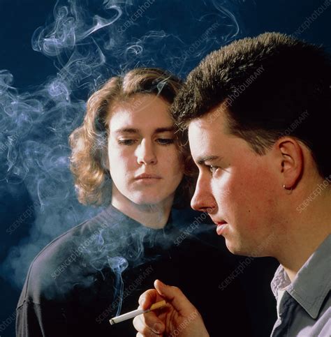 example of passive smoking stock image m370 0233 science photo library