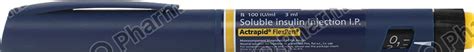 Actrapid Flexpen 100 Iuml Solution For Injection 3 Uses Side