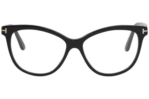 tom ford women s eyeglasses tf5511 tf 5511 001 shiny black optical frame 54mm