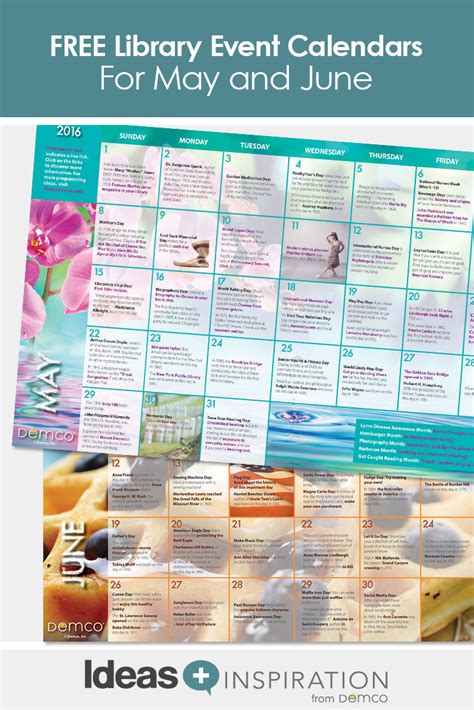 Adult Engagement Calendars Mayjune 2016 Ideas