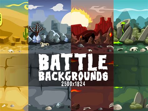 Battle Backgrounds For Fantasy Game By 2d Game Assets On Dribbble