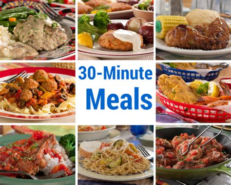 30 Recipes for 30-Minute Meals | MrFood.com