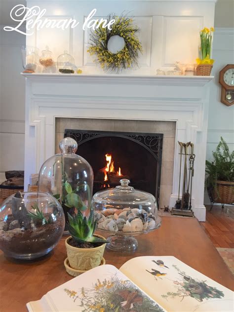 Farmhouse Spring Mantel Decor Ideas Spring Decorating Inspired By
