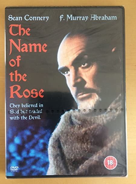 Name Of The Rose The Sedvds 1986 Uk Sean Connery F