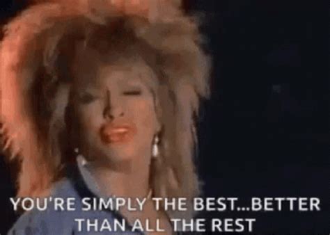 The best is a song recorded by bonnie tyler for her seventh studio album, hide your heart (1988). Simply The Best From Tina Turner Song GIF ...