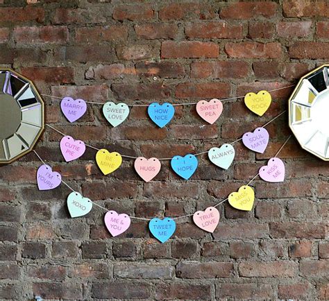 10 Diy Conversation Hearts Decorations