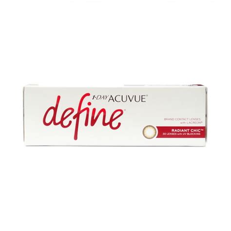 1 Day Acuvue Define Radiant Chic Singapore Contact Lenses
