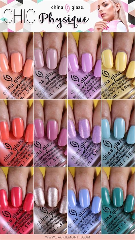 China Glaze Chic Physique Collection Swatches And Review China Glaze Nail Art Manicure Gel Nails