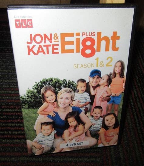 jon and kate plus eight season 1 and 2 4 disc dvd set all episodes tlc discovery dvd set tlc