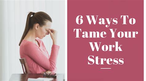 6 Ways To Tame Your Work Stress Working Mom Blog Outside The Box Mom