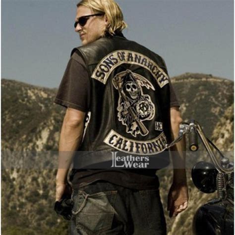 Sons Of Anarchy Charlie Hunnam Jax Teller Biker Vest