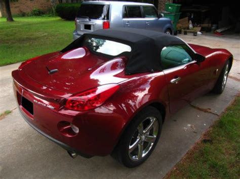 Sell Used 2009 Pontiac Solstice Gxp Turbo Clean Ruby Red Manual Low