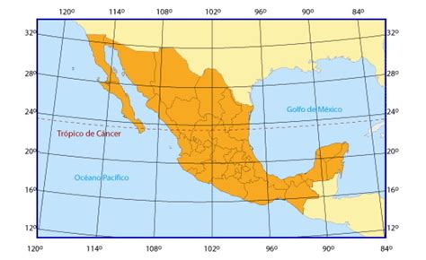 Coordenadas De Mexico Latitud Y Longitud Masamo