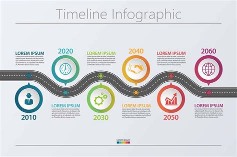 Presentation Business Road Map Infographic Template 547850 Vector Art