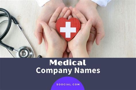 371 Medical Company Name Ideas That Guarantee Success Soocial