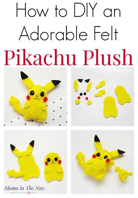 Diy An Adorable Pokemon Pikachu Plush Sewing Craft For Kids Pokemon
