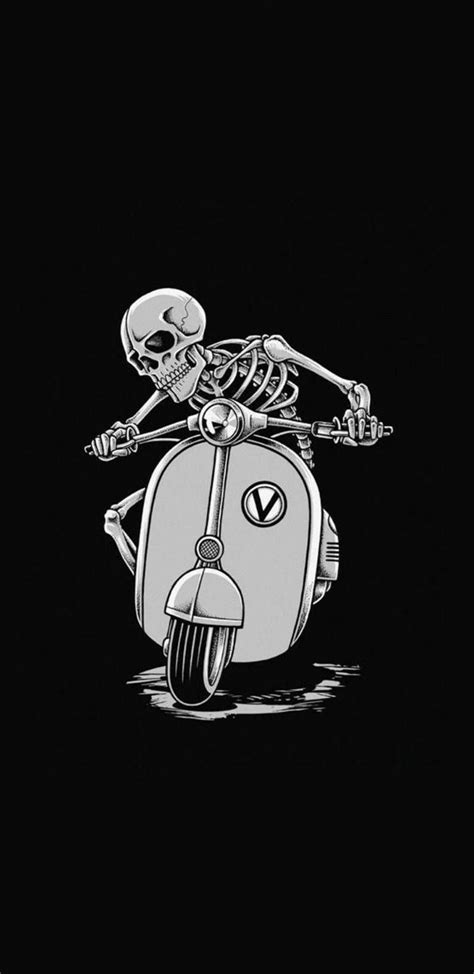 Funny Skull Iphone Wallpaper Android Wallpaper Iphone
