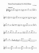 Images of Mozart Symphony 40 Guitar Tab