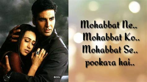 Lyrics Mohabbat Ne Mohabbat Ko Ek Rishta Movie Song Akshay Kumar