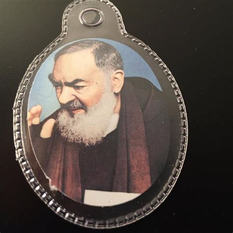 St Padre Pio Vintage Holy Card With 2nd Class Free Relic Etsy