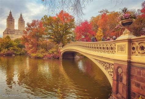 Central park, new york (ny), 10023, united states. Bow Bridge, Central Park 🍂 🍂 by @mickmicknyc (With images ...