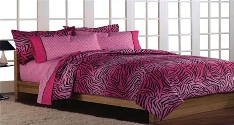 Zebra Pink Comforter Set Twin Xl Bedding For College Dorm Bed Zebra Bedding Pink Bedding