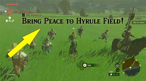 Bring Peace To Hyrule Field Zelda Tears Of The Kingdom