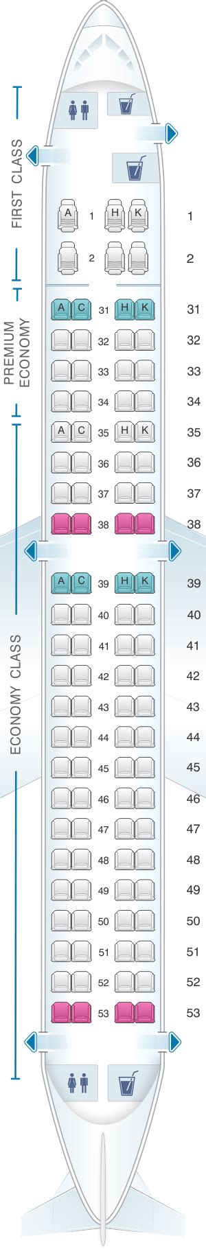 Seat Map China Southern Airlines Embraer Rj190 Seatmaestro