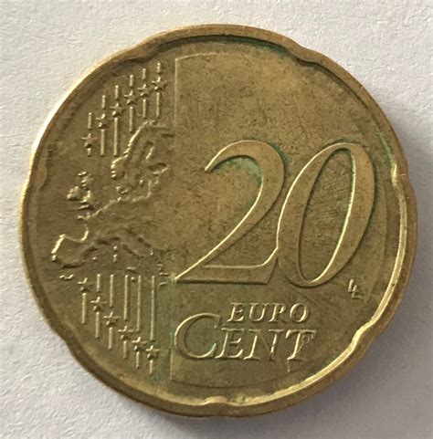 Zeldzame Munt 20 Euro Cent 2016 Duitsland Etsy Nederland