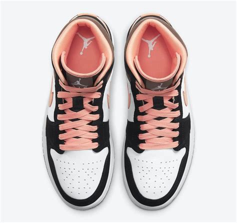 Giày Air Jordan 1 Mid Se Peach Mocha Wmns Dh0210 100 Sneaker Daily