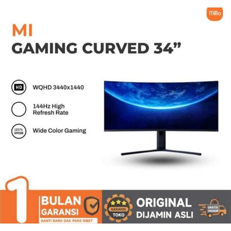 Jual Mi Curved Gaming Monitor 34 Inch Shopee Indonesia