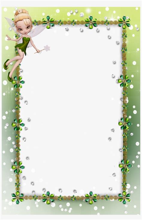 Fairies Border Frames Clipart Tinker Bell Borders And Paper Borders