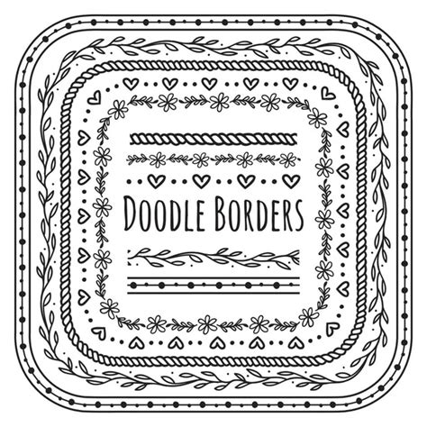 Doodle Border Royalty Free Doodle Border Vector Images And Drawings