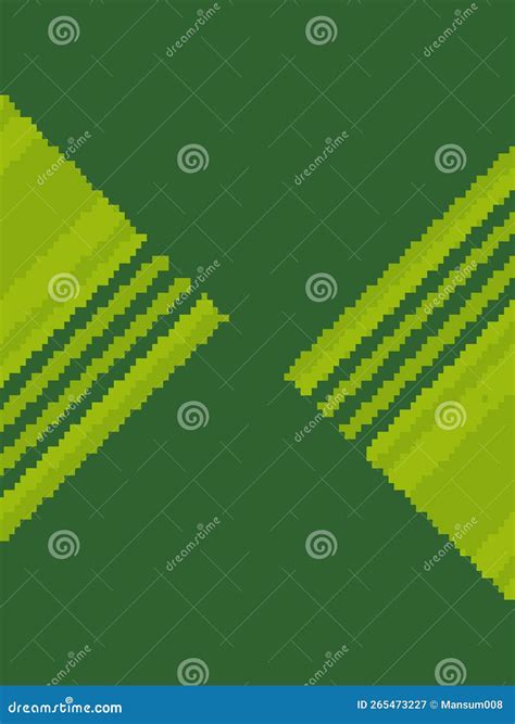 Pixel Art Of Green Color Background Stock Illustration Illustration