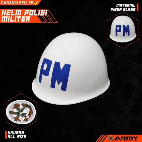 Jual Helm Polisi Militer Pm Shopee Indonesia