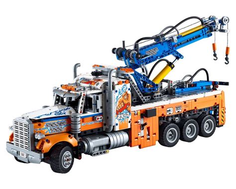 Lego Set Heavy Duty Tow Truck Technic Rebrickable Build With Lego